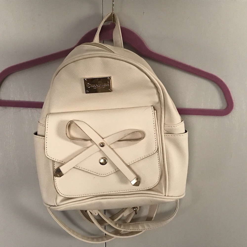 Ihayner Small Ivory‎ Bow knot Backpack Purse Bag